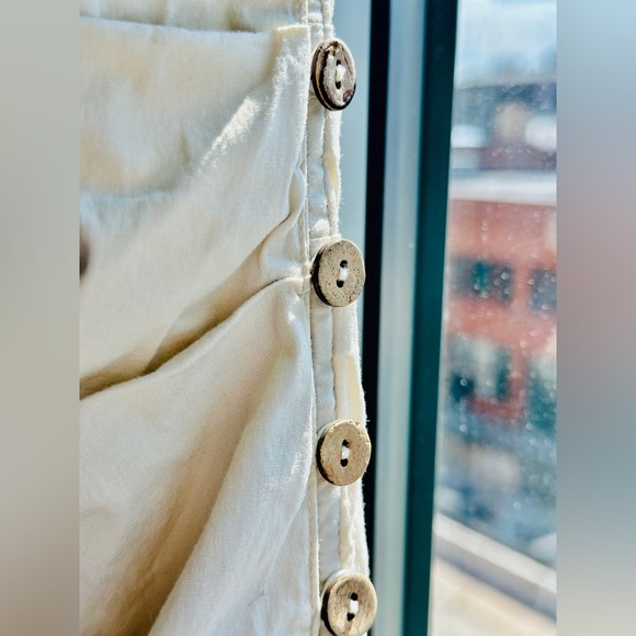 NWT | Free People SS21 - “Technical Organic Cotton Linen” Halter Wrapped Dress - Picture 5 of 13